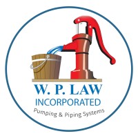 W P LAW logo, W P LAW contact details