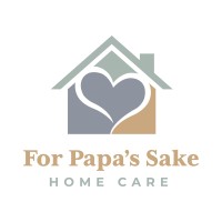 'For Papa''s Sake Home Care for Families' logo, 'For Papa''s Sake Home Care for Families' contact details