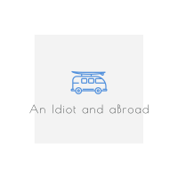 An Idiot and aBroad logo, An Idiot and aBroad contact details