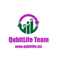 QubitLife logo, QubitLife contact details