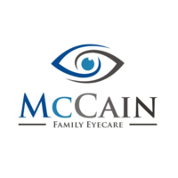 McCain Family Eyecare logo, McCain Family Eyecare contact details