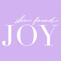 She Found Joy logo, She Found Joy contact details