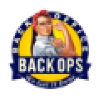 BackOps logo, BackOps contact details