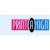 Print-A-Sign logo, Print-A-Sign contact details