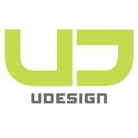 U-Design logo, U-Design contact details