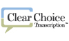 Clear Choice Transcription logo, Clear Choice Transcription contact details