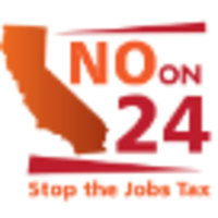 No on Prop 24 logo, No on Prop 24 contact details