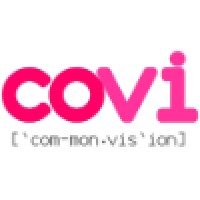 CoVi logo, CoVi contact details