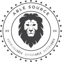 AbleSource logo, AbleSource contact details