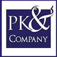 P K and Company logo, P K and Company contact details