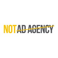 NOT AD AGENCY logo, NOT AD AGENCY contact details