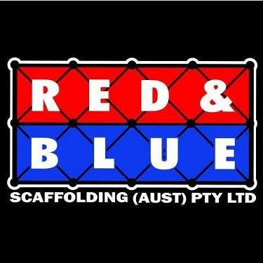 Red & Blue Scaffolding logo, Red & Blue Scaffolding contact details