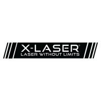 X-Laser logo, X-Laser contact details