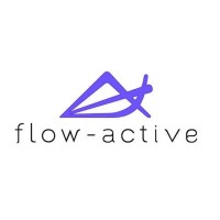 flow-active logo, flow-active contact details