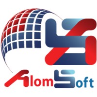 AlomSoft logo, AlomSoft contact details