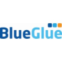 BlueGlue logo, BlueGlue contact details