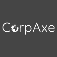 CorpAxe logo, CorpAxe contact details