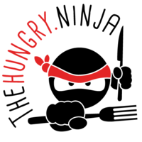 The Hungry Ninja logo, The Hungry Ninja contact details