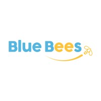 BlueBees logo, BlueBees contact details