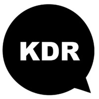 KDR PR logo, KDR PR contact details