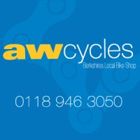 A W Cycles logo, A W Cycles contact details