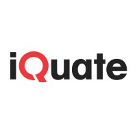 iQuate logo, iQuate contact details