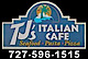 TJ's logo, TJ's contact details