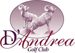 'D''Andrea Golf Club' logo, 'D''Andrea Golf Club' contact details