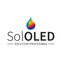 SolOLED logo, SolOLED contact details