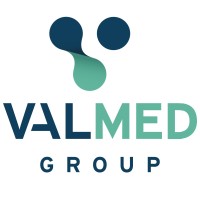 The Valmed Group logo, The Valmed Group contact details