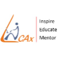 LearnCAx logo, LearnCAx contact details