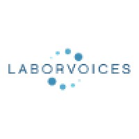 LaborVoices logo, LaborVoices contact details