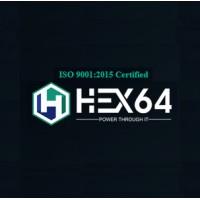 HEX64 logo, HEX64 contact details