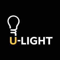 U-Light logo, U-Light contact details