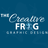 The Creative Frog logo, The Creative Frog contact details