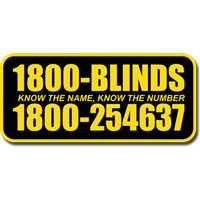 1800-BLINDS logo, 1800-BLINDS contact details