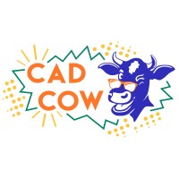 CAD COW logo, CAD COW contact details