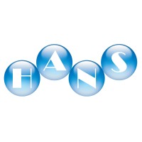 HANS logo, HANS contact details