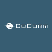 CoComm logo, CoComm contact details