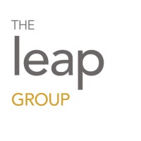 The Leap Group logo, The Leap Group contact details