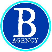 B Agency logo, B Agency contact details