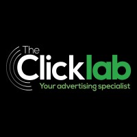 The Click Lab logo, The Click Lab contact details