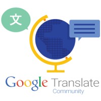 Google Translate Community logo, Google Translate Community contact details