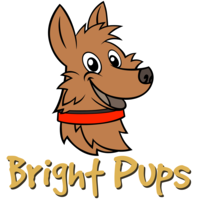 Bright Pups logo, Bright Pups contact details