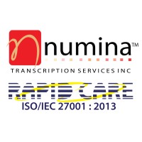 NUMINA TRANSCRIPTION SVCS INC logo, NUMINA TRANSCRIPTION SVCS INC contact details