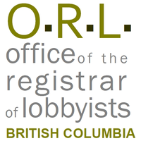 Office of the Registrar of Lobbyists for British Columbia logo, Office of the Registrar of Lobbyists for British Columbia contact details