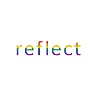 reflect logo, reflect contact details