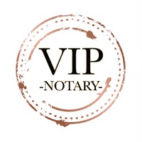 VIP Notary logo, VIP Notary contact details