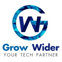 GrowWider logo, GrowWider contact details