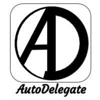 AutoDelegate logo, AutoDelegate contact details